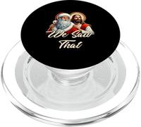 Santa Jesús, Hemos Visto Esa Feliz Navidad, Christian Funny PopSockets PopGrip para MagSafe
