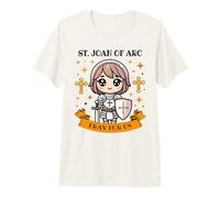 Santa Juana de Arco Cristiano Católico Orar por Nosotros Niños Niños Camiseta Premium