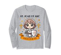 Santa Juana de Arco Cristiano Católico Orar por Nosotros Niños Niños Manga Larga