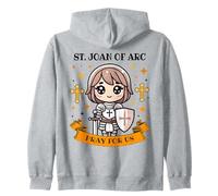 Santa Juana de Arco Cristiano Católico Orar por Nosotros Niños Niños Sudadera con Capucha