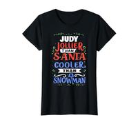 Santa Judy Navidad Diciendo Divertido Nombre de Judy Camiseta gráfica económica