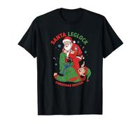 Santa Leglock - Jiu Jitsu Brasileño Edición Navideña Camiseta