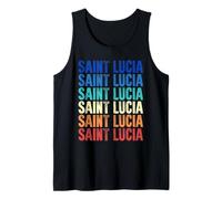 Santa Lucía Colorido Camiseta sin Mangas