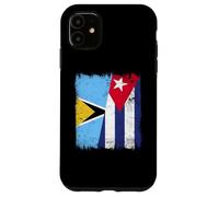 Santa Lucía Cuba Media Bandera Santa Lucía Patrimonio Cubano Carcasa para iPhone 11