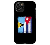 Santa Lucía Cuba Media Bandera Santa Lucía Patrimonio Cubano Carcasa para iPhone 11 Pro