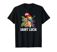 Santa Lucía Island Souvenir Mar Caribe Santa Lucía Camiseta