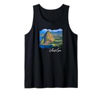 Santa Lucía Island Souvenir Mar Caribe Santa Lucía Camiseta sin Mangas