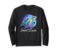 Santa Lucía Island Souvenir Mar Caribe Santa Lucía Manga Larga