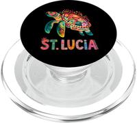 Santa Lucía Island Souvenir Mar Caribe Santa Lucía PopSockets PopGrip para MagSafe