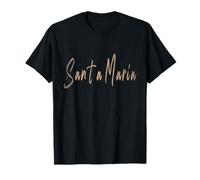Santa Maria California Diseño elegante vintage Camiseta