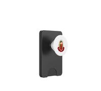 Santa María de Guadalupe Cartoon Reina del Cielo Floral PopSockets PopWallet para MagSafe