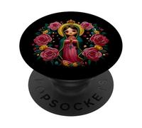 Santa María de Guadalupe Patrona de México La Guadalupana PopSockets PopGrip Adhesivo