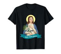 Santa María Goretti Pureza Virtud Pura Santo católico Print Camiseta