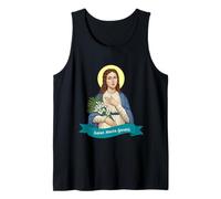Santa María Goretti Pureza Virtud Pura Santo católico Print Camiseta sin Mangas