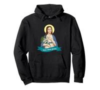 Santa María Goretti Pureza Virtud Pura Santo católico Print Sudadera con Capucha