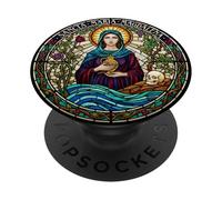 Santa María Magdalena Santa Católica con Tarro de unción PopSockets PopGrip Adhesivo