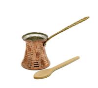 SANTA MARLA Cafetera árabe, cafetera turca, hecha a mano, Cezve para 2 personas (pequeña)