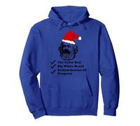 Santa Marx - Karl Marx, Navidad, Socialismo, Economía Sudadera con Capucha, Unisex para Adultos, Azul Real, L