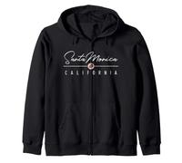 Santa Mónica California (CA) Sudadera con Capucha