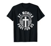 Santa Mónica Oración Católica por Nosotros Camiseta