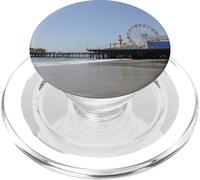 Santa Monica Pier Ferris Wheel y montaña Rusa PopSockets PopGrip para MagSafe