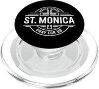 Santa Mónica ruega por Nosotros Patrona Católica PopSockets PopGrip para MagSafe