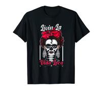 Santa Muerte Deidad Femenina Satánica Sugar Skull Mexican Dead Camiseta