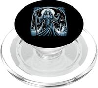 Santa Muerte Folclore de la Deidad Mexicana PopSockets PopGrip para MagSafe