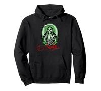 Santa Muerte Green Justice Scythe Globe Folk Saint Rose Sudadera con Capucha