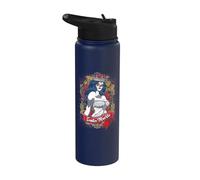 Santa Muerte La Catrina Día De Muertos Día De Los Muertos Stainless Steel Insulated Water Bottle