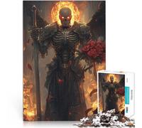Santa Muerte Rompecabezas para Adultos de 1000 Piezas Juguetes educativos de Aprendizaje Juegos Familiares Trato como Regalo para Toda la Familia 38x26cm