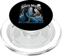 Santa Muerte te ama Deidad Mexicana Búho Folklore PopSockets PopGrip para MagSafe