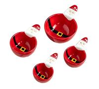 Santa Muñeco De Nieve Cuchara Medidora Y Tazas Set Surtido Utensilios Cocina Para Hornear Construcción Cerámica Una Medición Precisa Ingredientes Ideal Mezclar Preparar Varias Formulaciones Alimentos