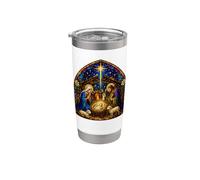 Santa Natividad Estrella Familia Catedral Mosaico Arte Con Corderos Vaso térmico de acero inoxidable de doble pared