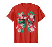 Santa Navidad Santa Claus Niña Coqueta Navidad Camiseta