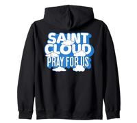 Santa Nube Clodoald Santos Católicos Franceses Sudadera con Capucha