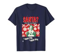 Santa Oh Dios mío Santa Viene Lo conozco Camiseta