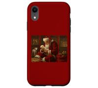 Santa Orando sobre el Niño Jesús Popular Pincelada Navidad Carcasa para iPhone XR
