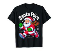 Santa Pace Christmas Running Runner Costume Xmas 5k Marathon Camiseta