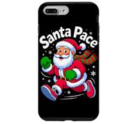 Santa Pace Christmas Running Runner Costume Xmas 5k Marathon Carcasa para iPhone 7 Plus/8 Plus