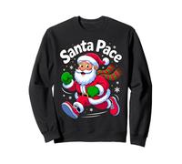 Santa Pace Christmas Running Runner Costume Xmas 5k Marathon Sudadera