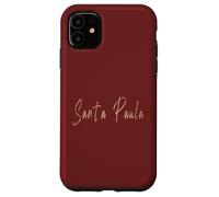 Santa Paula California Diseño elegante vintage Carcasa para iPhone 11