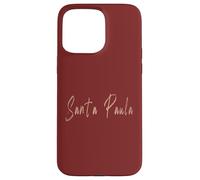 Santa Paula California Diseño elegante vintage Carcasa para iPhone 15 Pro Max