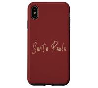 Santa Paula California Diseño elegante vintage Carcasa para iPhone XS Max