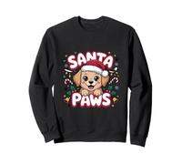 Santa Paws Christmas Cute Dog Cat Holiday Funny Pet Lover Sudadera