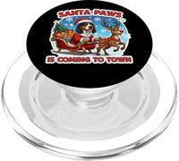 Santa Paws Coming Christmas American English Coonhound Dog PopSockets PopGrip para MagSafe