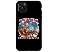 Santa Paws está llegando a la Ciudad Navidad Berger Picard Dog Fun Carcasa para iPhone 11 Pro MAX