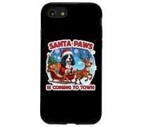 Santa Paws Is Coming Christmas, Perro Springer Spaniel inglés Carcasa para iPhone SE (2020) / 7/8