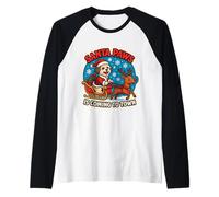 Santa Paws llega a la Ciudad el dueño de un Perro Habanero navideño Camiseta Manga Raglan