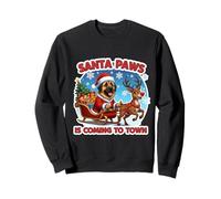 Santa Paws llega a la Ciudad Navidad dueño del Perro Leonberger Sudadera